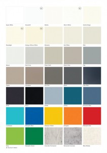 Melteca Colour Chart