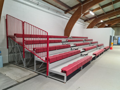CS-QH02-P as shown on fixed seating at Greerton Aquatic & Leisure Centre
