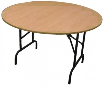 Round Folding Table. 1200mm diameter x 740mmh.