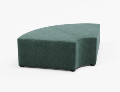 Small 90o Ottoman, Deep Base.