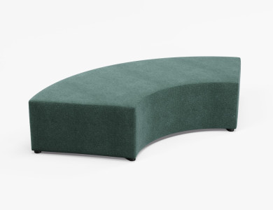 Large 90o Ottoman, Deep Base.
