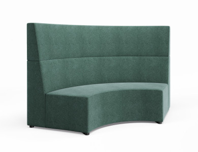 Large 90o Concave High Back, Deep Base.