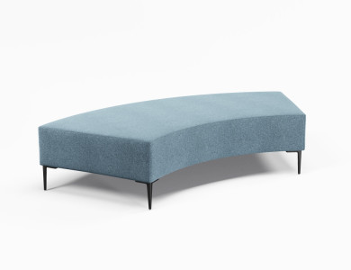 Large 60o Ottoman, Borsari Legs.
