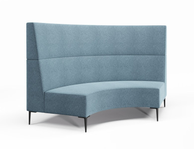 Large 90o Concave High Back, Borsari Legs.