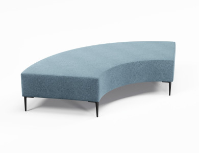 Large 90o Ottoman, Borsari Legs.